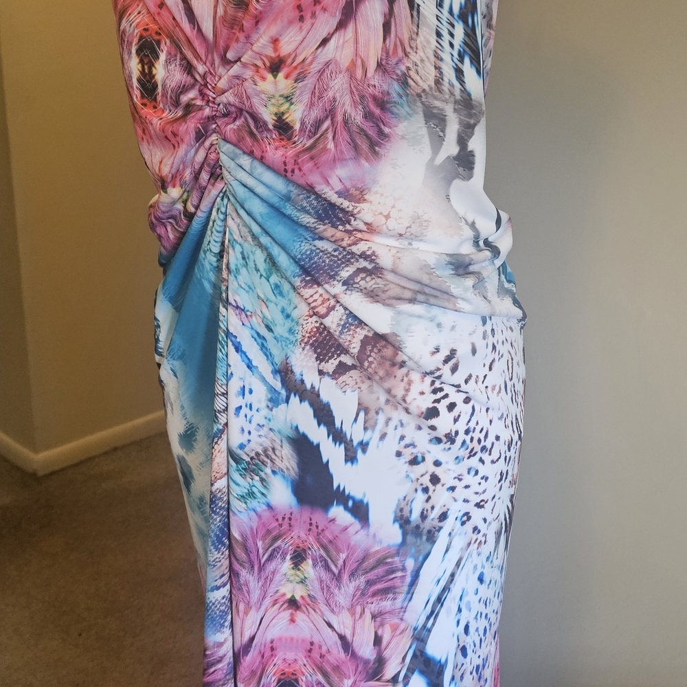 VENUS Pink and Blue Maxi Dress - Picture 3 of 4